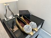Chanel Camellia Ballet Flats Gold - 1