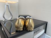 Chanel Camellia Ballet Flats Gold - 4