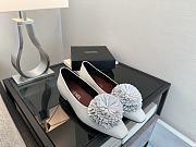 Chanel Camellia Ballet Flats White - 5
