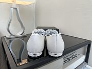 Chanel Camellia Ballet Flats White - 3