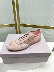 Jimmy Choo Sunny F Rose Leather Mix and Jimmy Choo Lace Low Top Trainers - 6