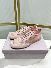 Jimmy Choo Sunny F Rose Leather Mix and Jimmy Choo Lace Low Top Trainers - 5