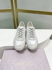 Jimmy Choo Sunny F Latte Leather Mix and Jimmy Choo Lace Low Top Trainers - 1