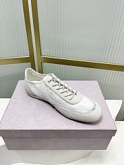 Jimmy Choo Sunny F Latte Leather Mix and Jimmy Choo Lace Low Top Trainers - 6