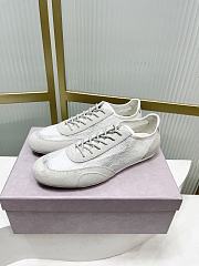 Jimmy Choo Sunny F Latte Leather Mix and Jimmy Choo Lace Low Top Trainers - 3