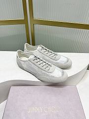 Jimmy Choo Sunny F Latte Leather Mix and Jimmy Choo Lace Low Top Trainers - 2
