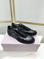 Jimmy Choo Sunny F Black Leather Mix and Jimmy Choo Lace Low Top Trainers - 6