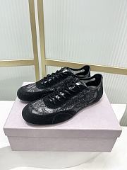 Jimmy Choo Sunny F Black Leather Mix and Jimmy Choo Lace Low Top Trainers - 5