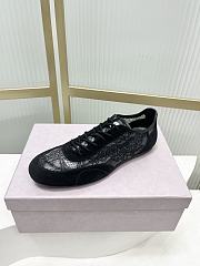 Jimmy Choo Sunny F Black Leather Mix and Jimmy Choo Lace Low Top Trainers - 4