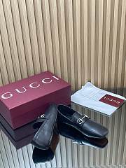 Gucci Women's Loafer With Horsebit Black Leather - 6