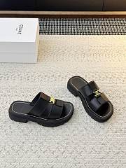 Celine Clea Mule In Calfskin Black - 2