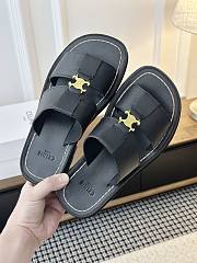 Celine Clea Mule In Calfskin Black - 5