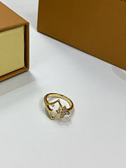 LV Flowergram Strass Ring Gold M1802M  - 5