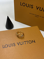 LV Flowergram Strass Ring Gold M1802M  - 2