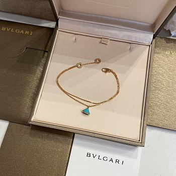 Bvlgari Divas' Dream 18KT Rose Gold Bracelet with Turquoise