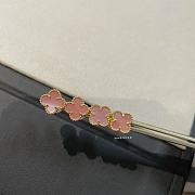 VCA Sweet Alhambra Earstuds 18k Yellow Gold Mother of pearl Pink - 4