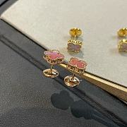 VCA Sweet Alhambra Earstuds 18k Yellow Gold Mother of pearl Pink - 2