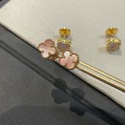 VCA Sweet Alhambra Earstuds 18k Yellow Gold Mother of pearl Pink - 3