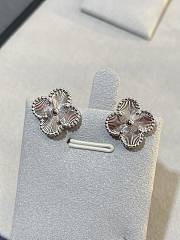 VCA Vintage Alhambra Earrings 18K White Gold VCARP9XF00 - 5