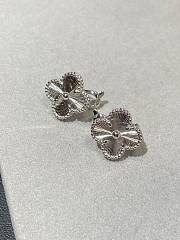 VCA Vintage Alhambra Earrings 18K White Gold VCARP9XF00 - 3