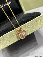 VCA Vintage Alhambra Pendant 18k Rose/Yellow/White Gold  - 4