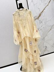 Zimmermann Hypnotic Cascading Gown Cream  - 6