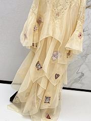 Zimmermann Hypnotic Cascading Gown Cream  - 4