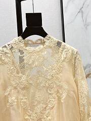 Zimmermann Hypnotic Cascading Gown Cream  - 2