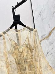 Zimmermann Rebellion Lantern Gown in Ocean Atlas 6938DC261 - 3