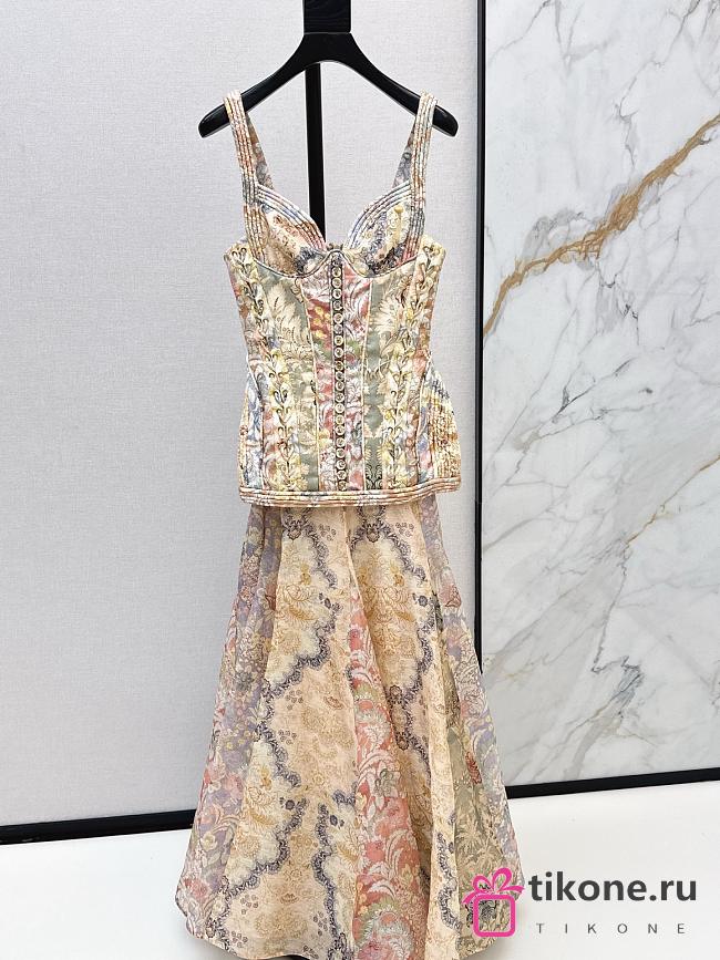 Zimmermann Rebellion Corded Maxi Dress in Spliced Floral 6909DC261 - 1