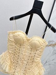 Zimmermann Rebellion Frayed Corset in Cream 7020TC261 - 4