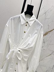 Zimmermann Rebellion Poplin Mini Dress in White 6224DC261 - 4