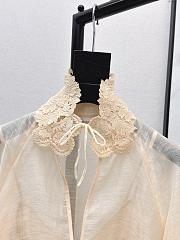 Zimmermann Rebellion Collared Blouse in Peach 7121TC261 - 2