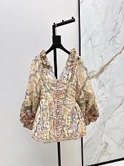 Zimmermann Rebellion Corded Mini Dress in Spliced Floral 6349DC261 - 5