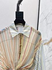Zimmermann Rebellion Striped Blouse in Spliced Stripes 7031TC261 - 3