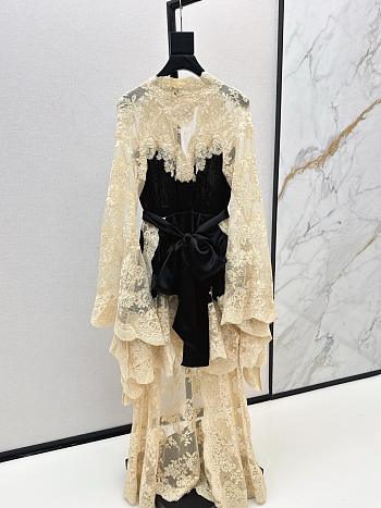 Zimmermann Hypnotic Satin Drape Dress in Black