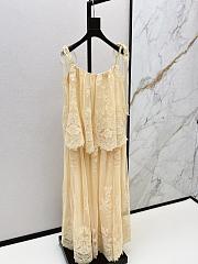 Zimmermann Luna Tiered Lace Slip in Cream 6032DS261 - 6