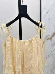 Zimmermann Luna Tiered Lace Slip in Cream 6032DS261 - 3