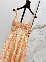 Zimmermann Rebellion Drape Midi Dress in Golden Bloom 6847DC261 - 6