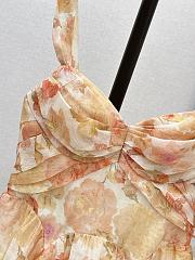 Zimmermann Rebellion Drape Midi Dress in Golden Bloom 6847DC261 - 5