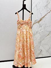 Zimmermann Rebellion Drape Midi Dress in Golden Bloom 6847DC261 - 2