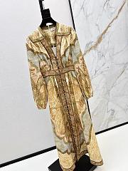 Zimmermann Wanderlust Plunge Midi Dress in Tapestry Multi 5753DRS262 - 5