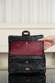 Spring Summer 2026 Chanel 2.55 Handbag Lambskin Black - 16x24x7.5cm - 5