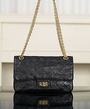 Spring Summer 2026 Chanel 2.55 Handbag Lambskin Black - 16x24x7.5cm - 1