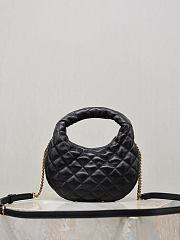 YSL Icarino Mini In Quilted Nappa In Black - 19x12x5cm - 6