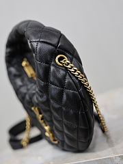 YSL Icarino Mini In Quilted Nappa In Black - 19x12x5cm - 5