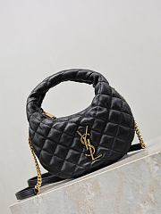 YSL Icarino Mini In Quilted Nappa In Black - 19x12x5cm - 4