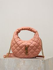 YSL Icarino Mini In Quilted Nappa In Hortensia - 19x12x5cm - 3