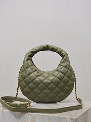 YSL Icarino Mini In Quilted Nappa In Strong Moss - 19x12x5cm - 6
