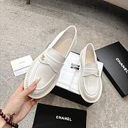 Chanel Moccasins Calfskin White G46995 - 1